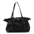 Prada Saffiano Tessuto Nylon Shopping Tote Black