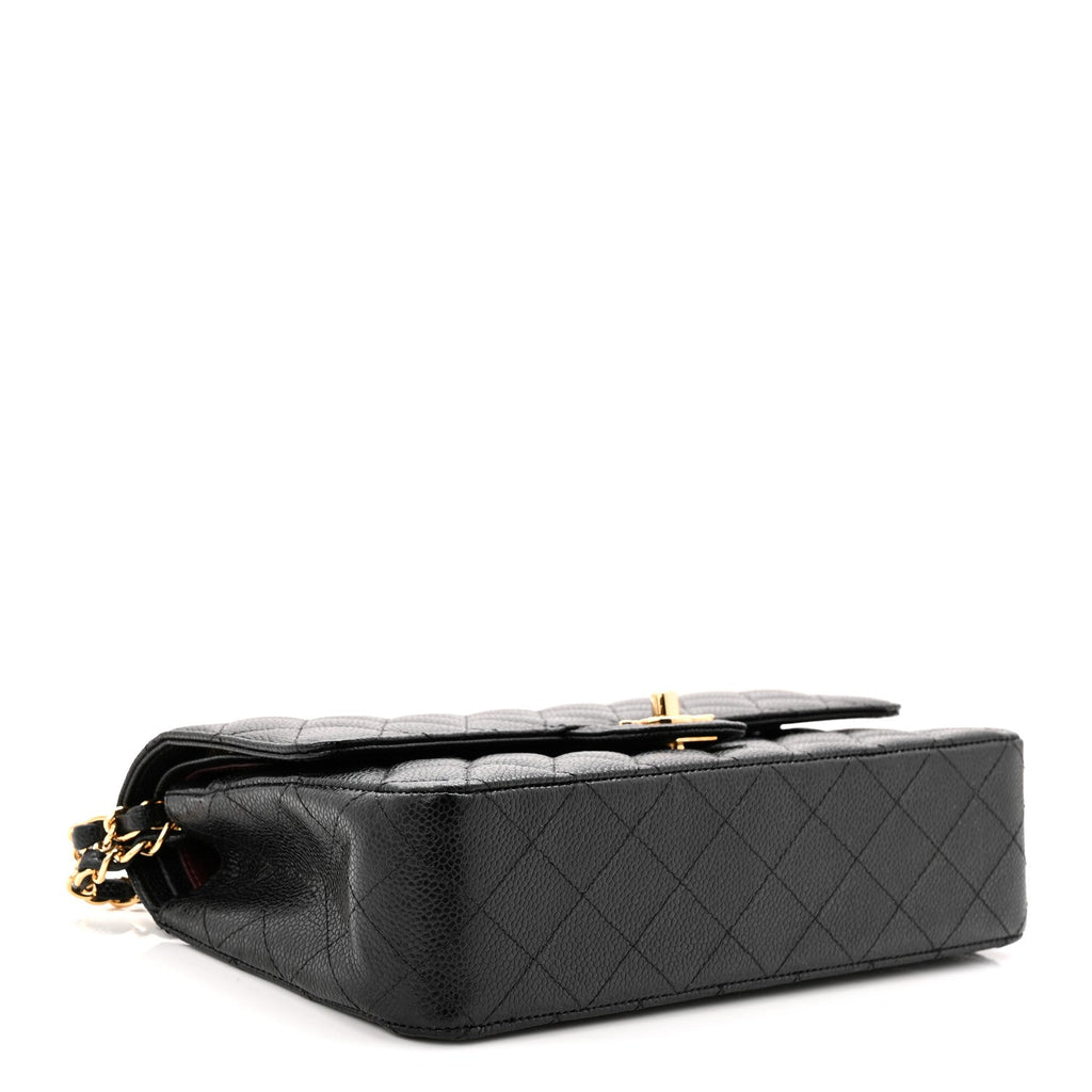 Chanel Caviar Quilted Medium Double Flap Black