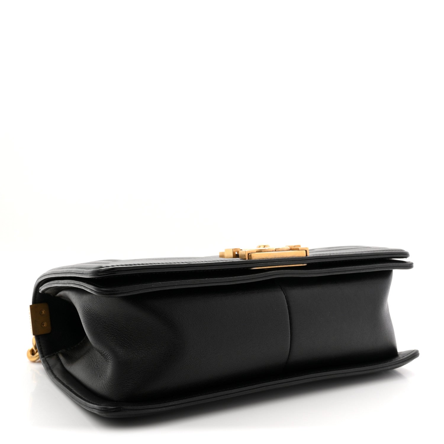 Chanel Calfskin Quilted Medium Boy Flap Black