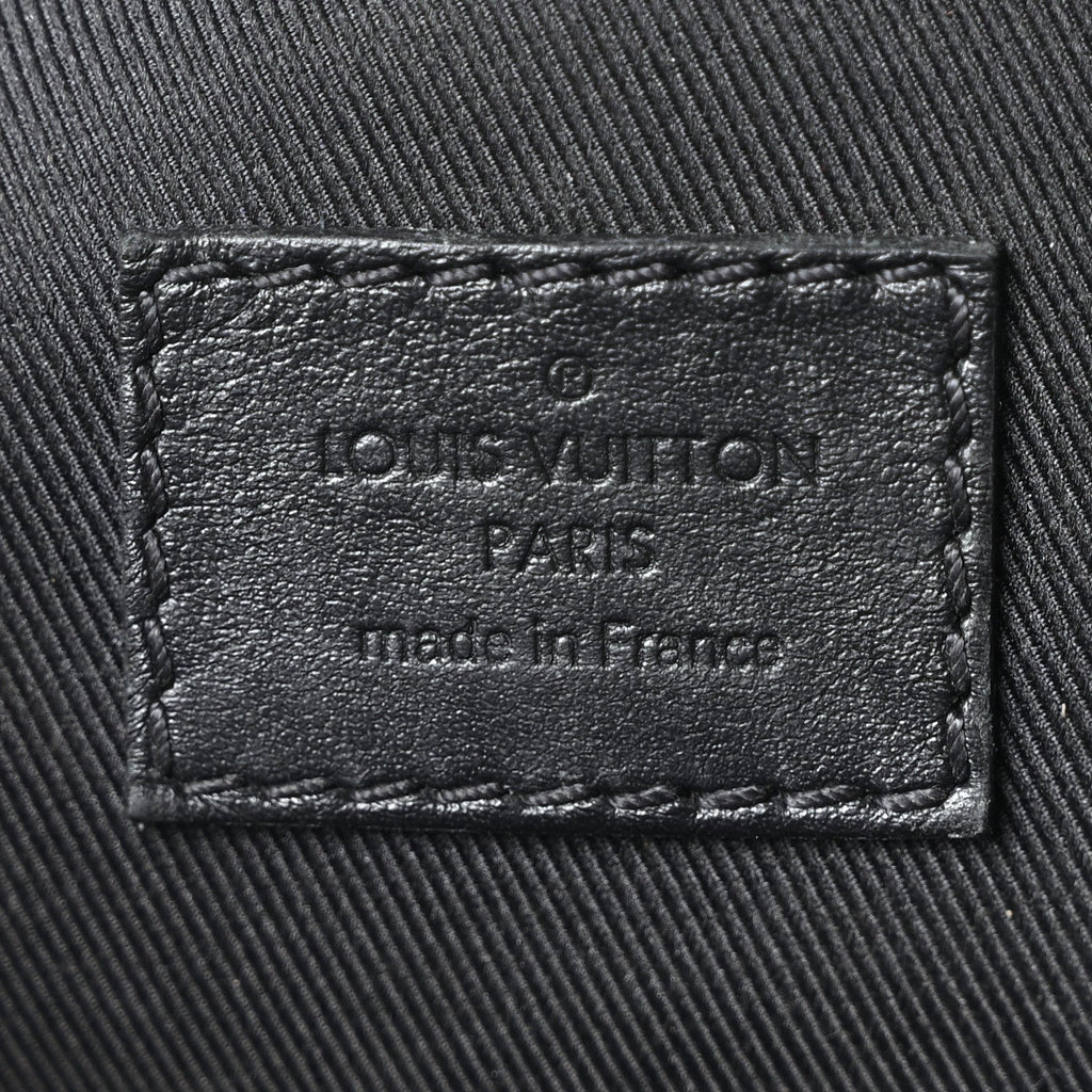 Louis Vuitton Monogram Macassar Handle Soft Trunk Black
