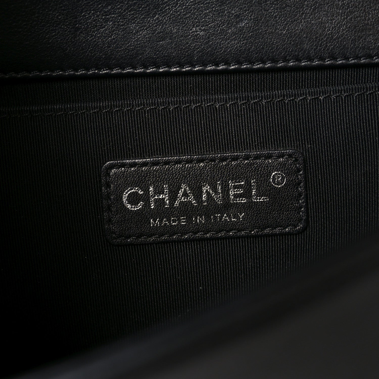 Chanel Calfskin Quilted Medium Boy Flap Black