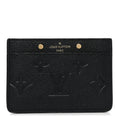 Louis Vuitton Empreinte Card Holder Black