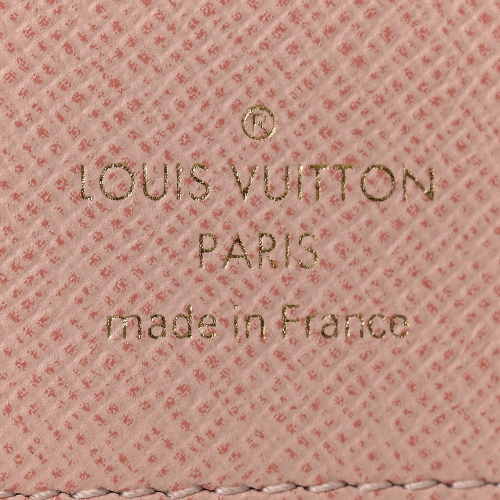 Louis Vuitton Monogram Juliette Wallet Rose Ballerine
