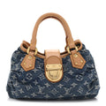 Louis Vuitton Monogram Denim Pleaty  Blue