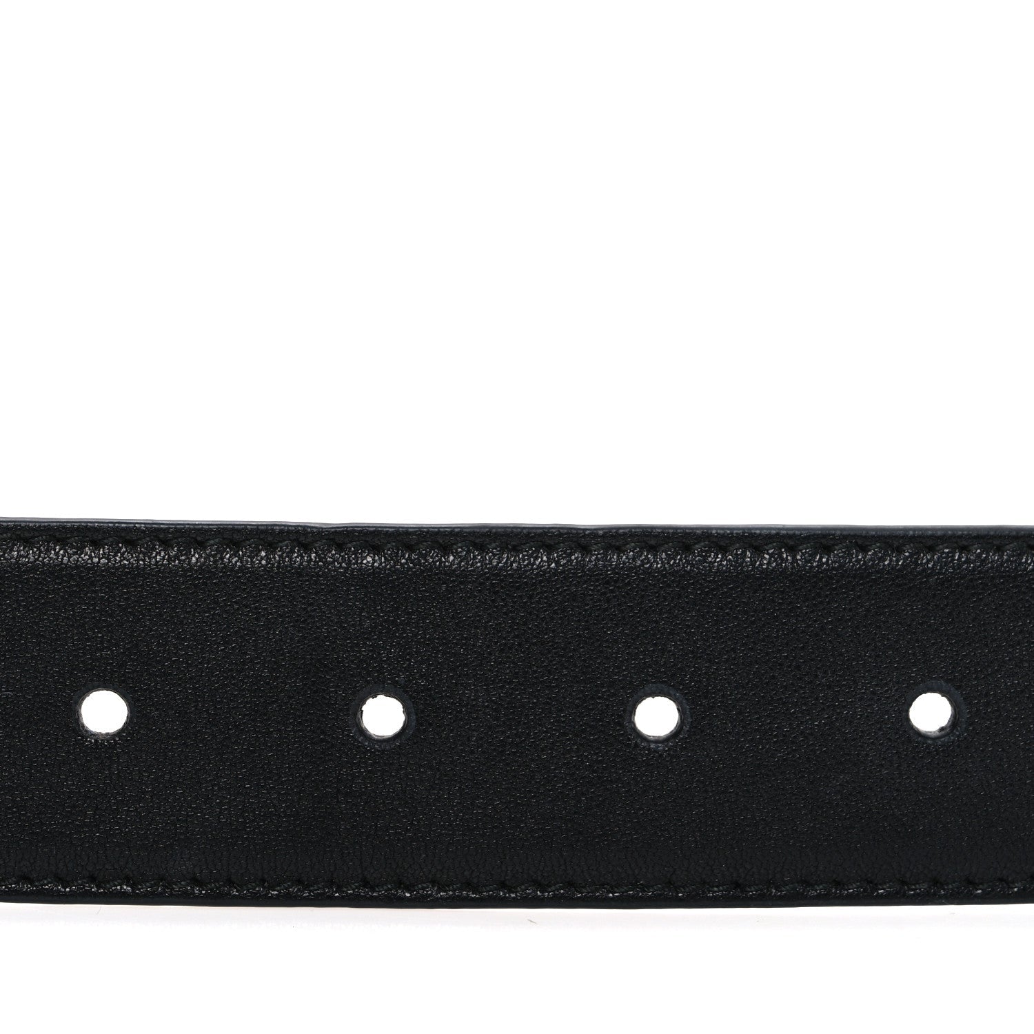 Prada Nappa Square Buckle Belt 80 32 Black