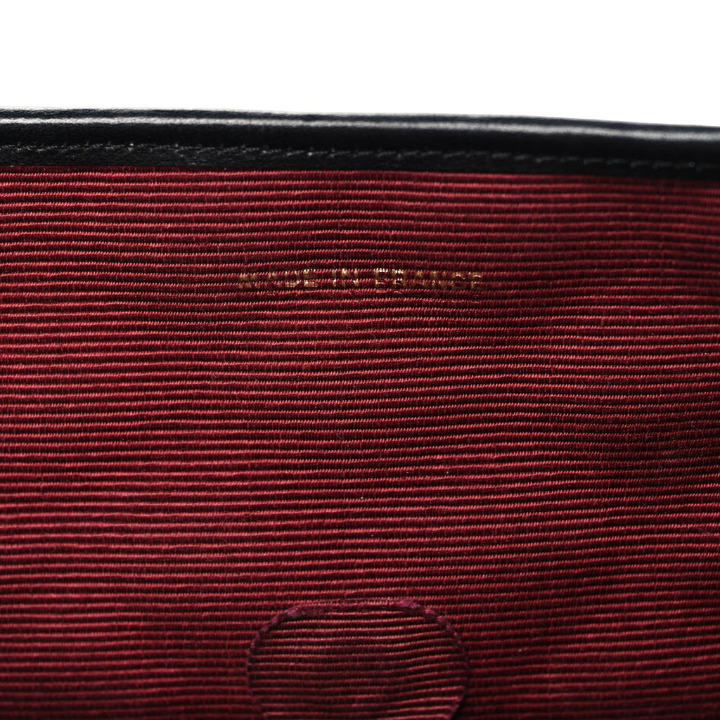 Chanel Jersey Quilted Mini Square Flap Black
