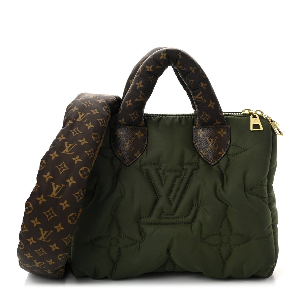 Louis Vuitton Econyl Mini Monogram Pillow Speedy Bandouliere 25 Khaki