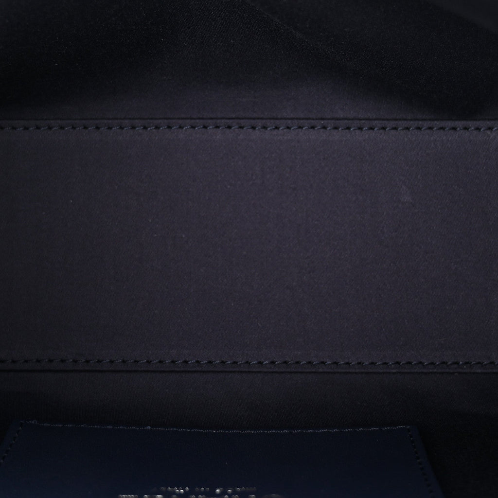 Chanel Metallic Caviar Quilted Mini Chanel 25 Handbag Dark Blue