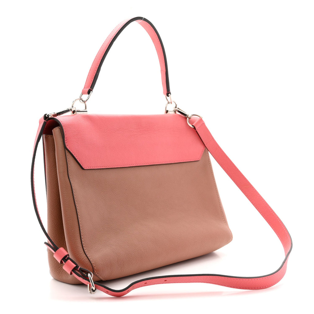 Louis Vuitton Soft Calfskin Lockme II Top Handle  Rose Bruyere