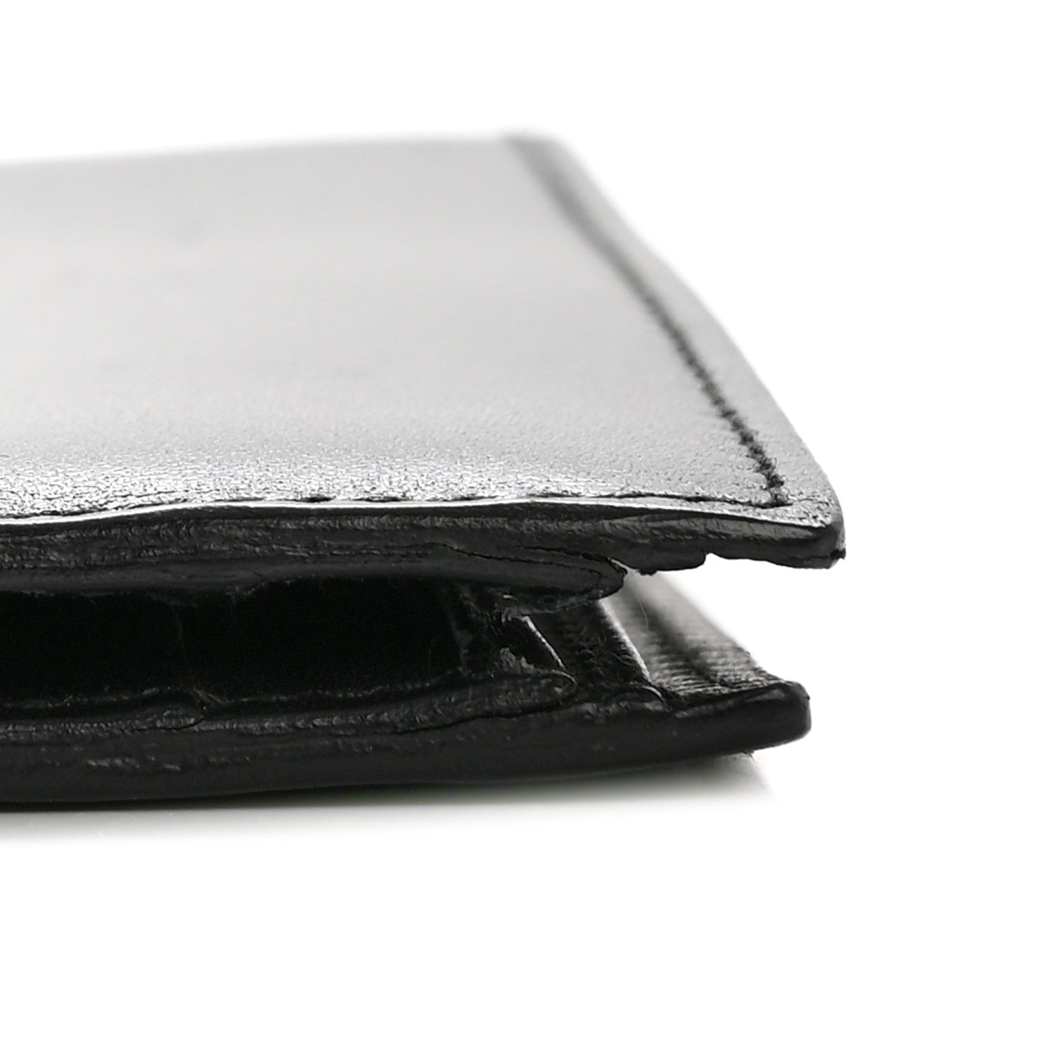 Prada Soft Calf Bi-Fold Wallet Black