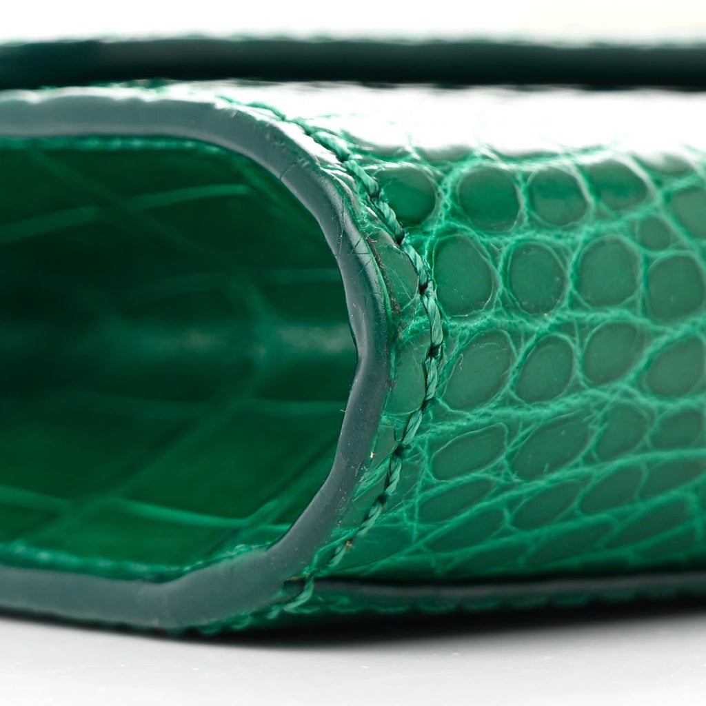 Louis Vuitton Alligator Chain Louise GM Emerald
