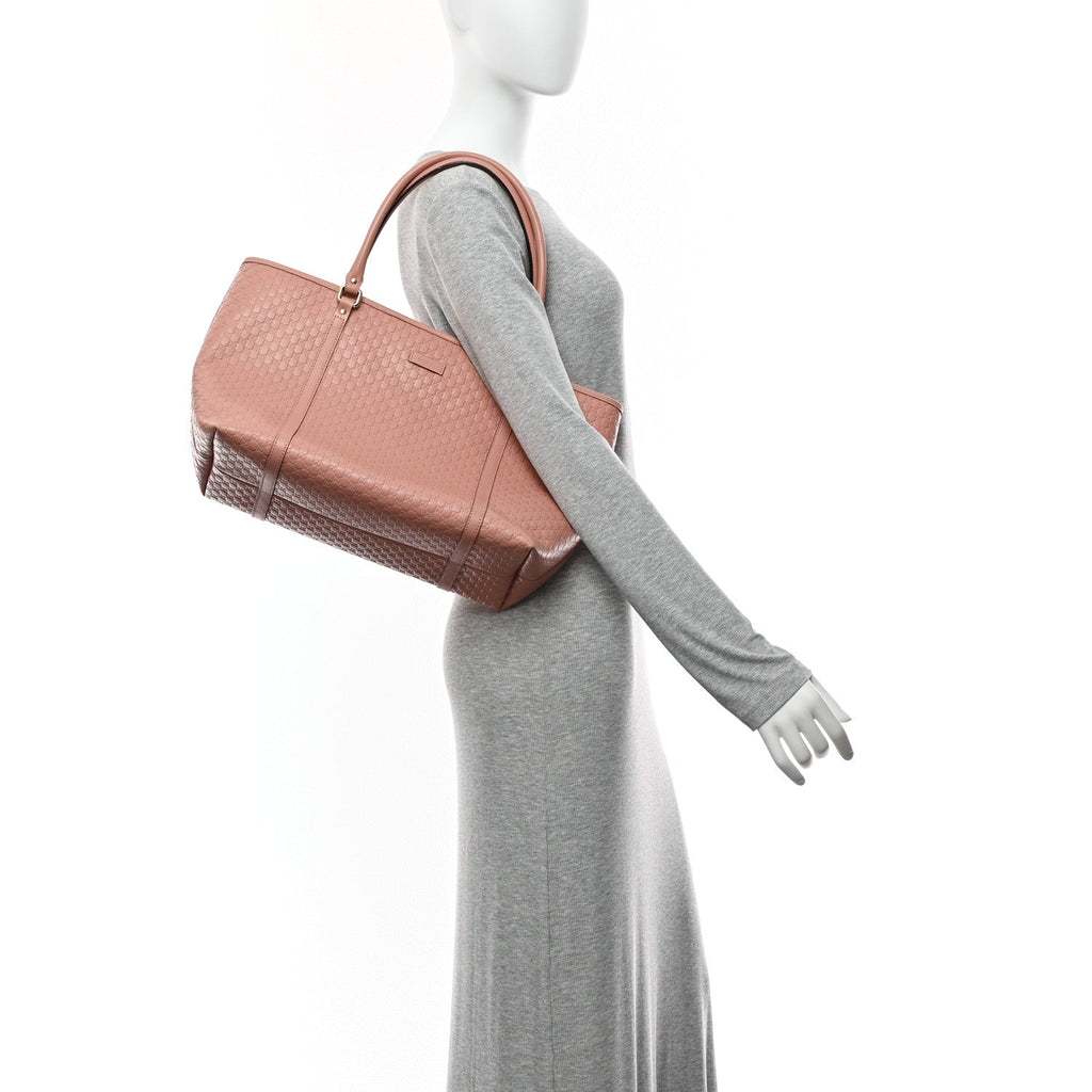 Gucci Microguccissima Medium Joy Tote Soft Pink