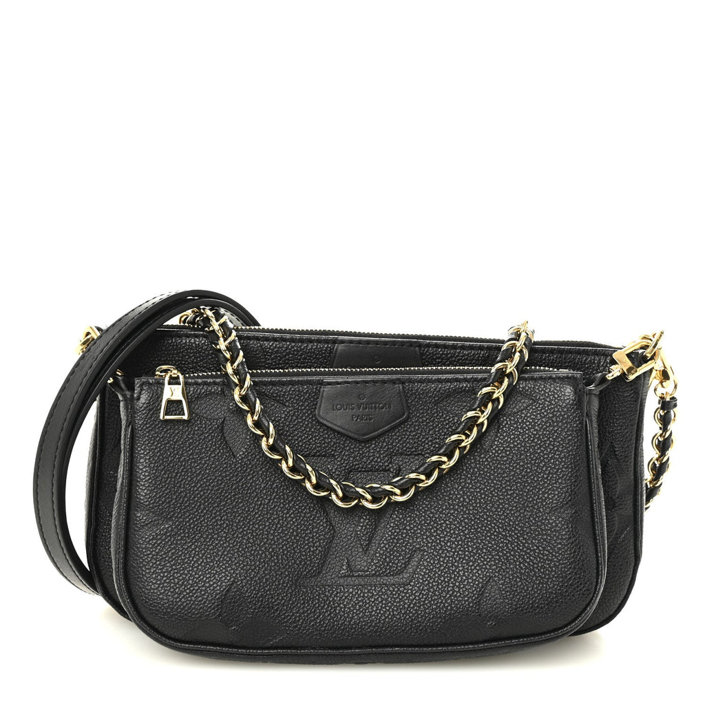 Louis Vuitton Empreinte Monogram Giant Multi Pochette Accessories Black