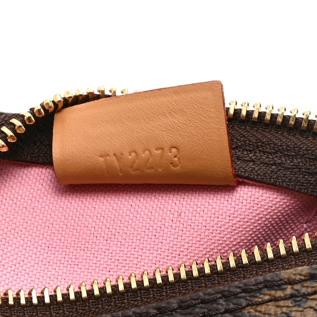 Louis Vuitton Monogram Vivienne Ice Skating Nano Speedy Bandouliere Pink