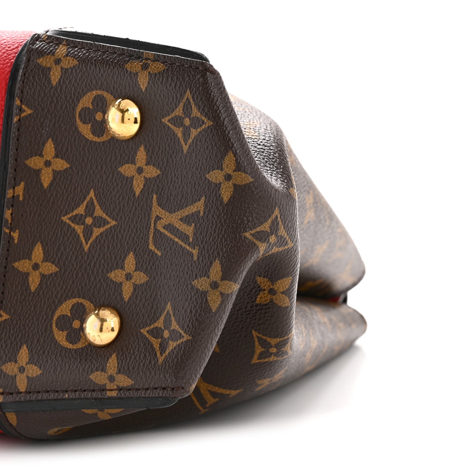 Louis Vuitton Monogram Cuir Orfevre Tote W PM Cherry