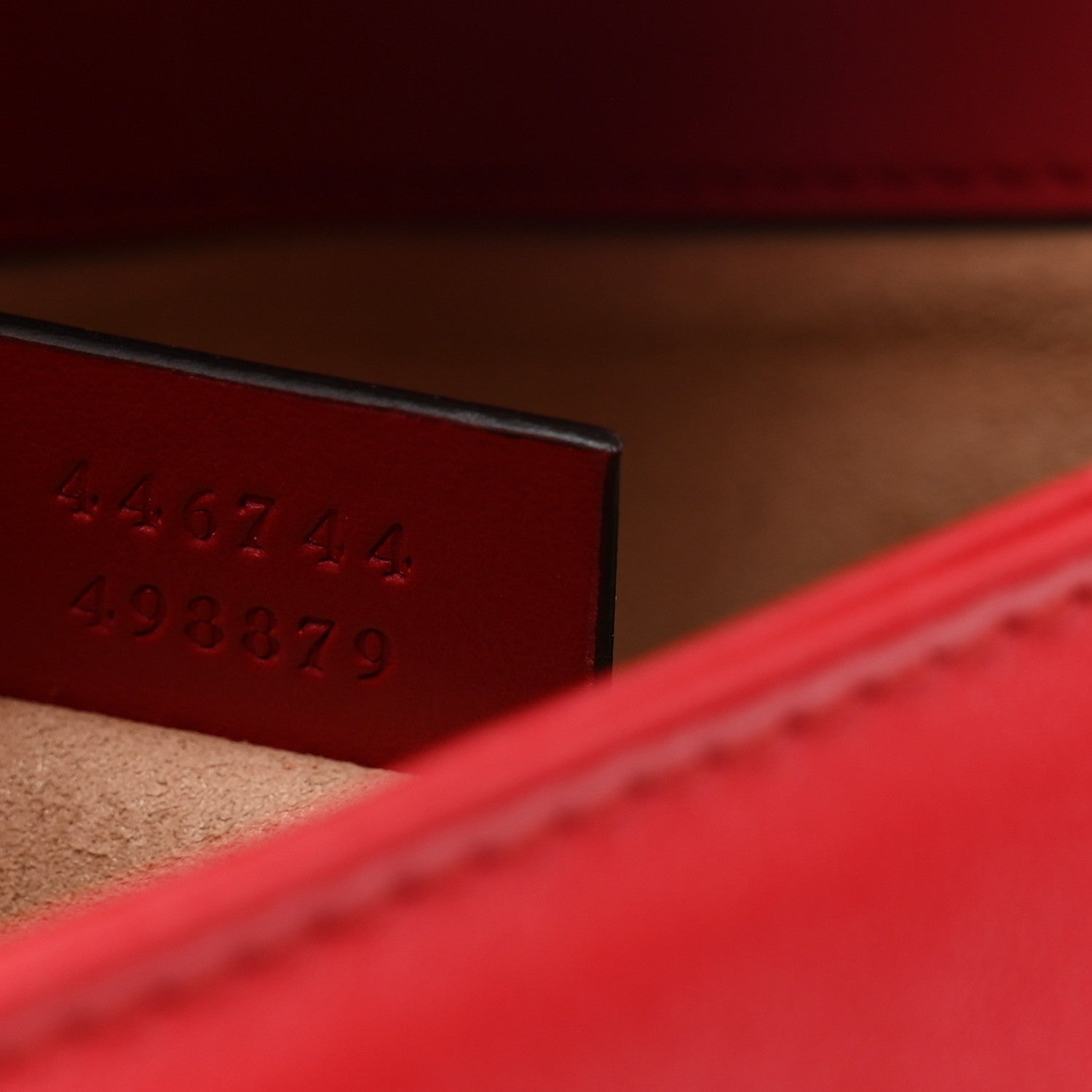 Gucci Calfskin Matelasse Mini GG Marmont Shoulder Bag Hibiscus Red