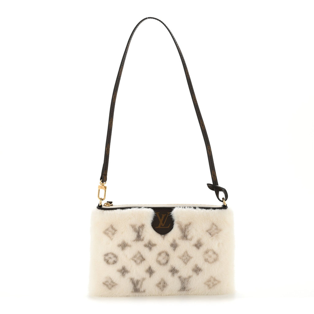 Louis Vuitton Monogram Mink Neo Pochette Milla Vision White