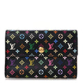 Louis Vuitton Monogram Multicolor Alexandra Wallet Black