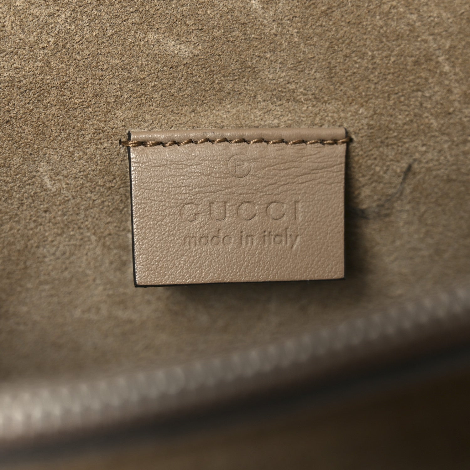 Gucci GG Supreme Monogram Small Dionysus Shoulder Bag Taupe