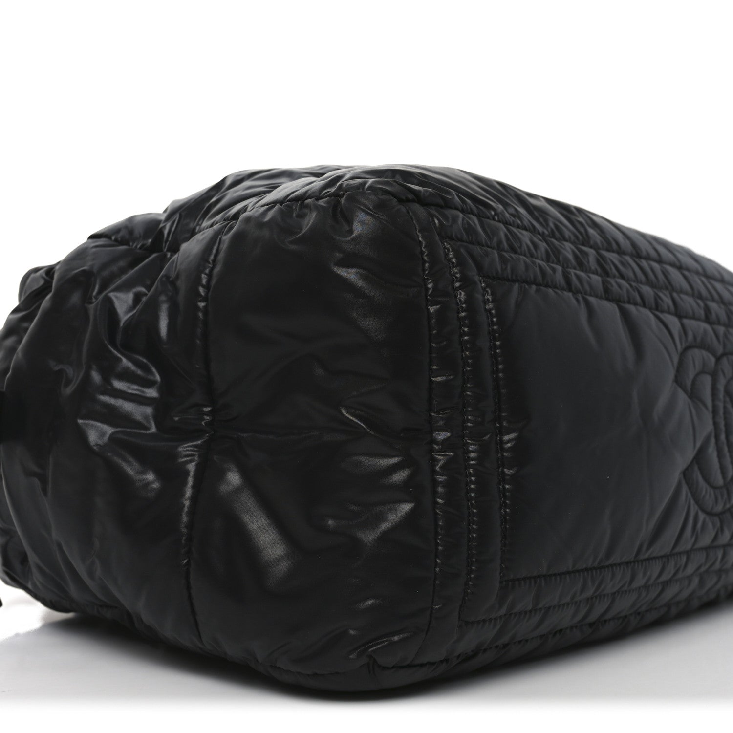 Chanel Nylon Coco Cocoon Large Reversible Tote Black