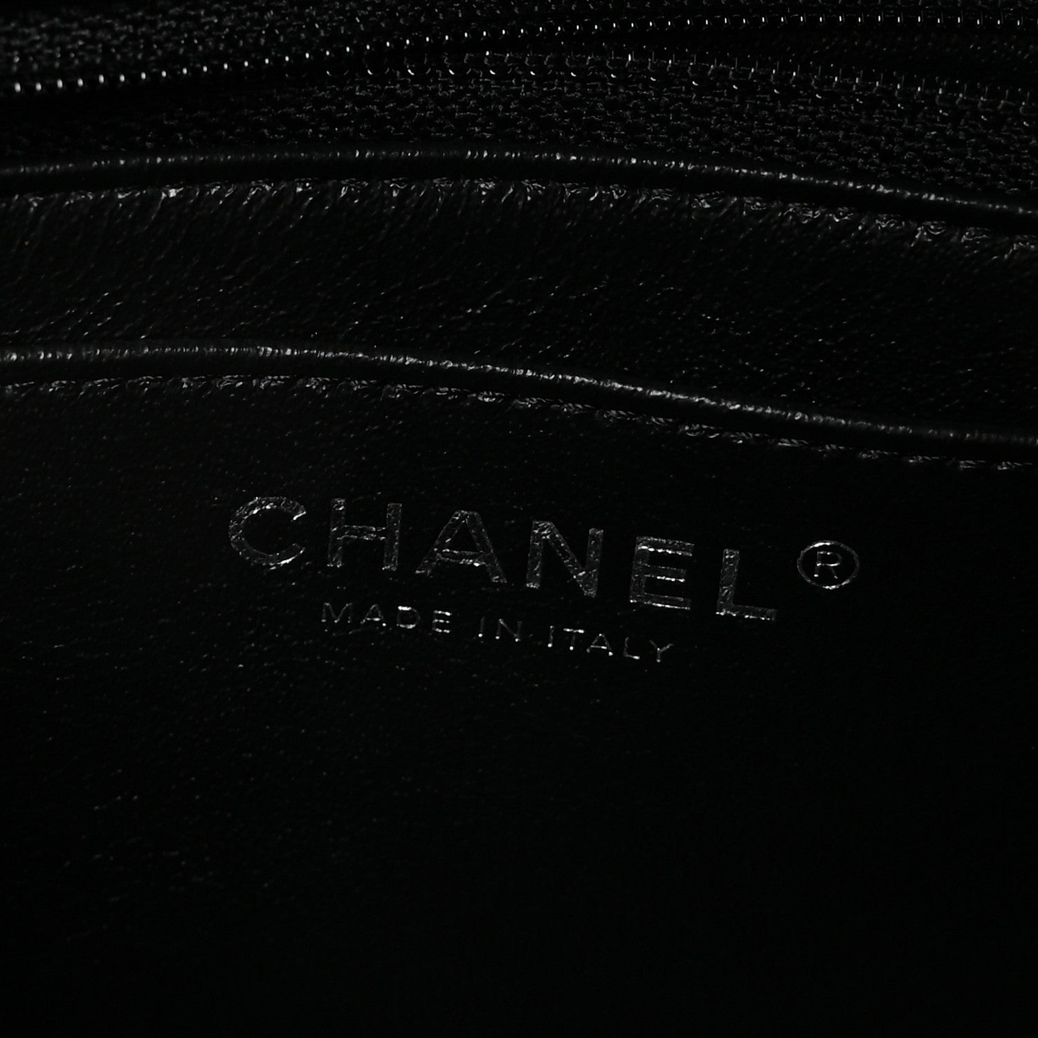 Chanel Lambskin Quilted Mini Rectangular Flap Black