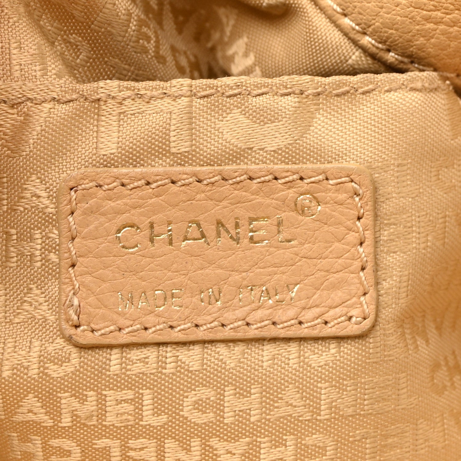 Chanel Calfskin CC Dice Tote Bag yellow