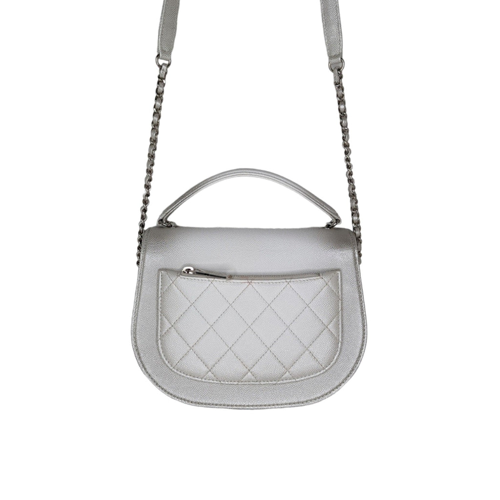 Chanel bags Calfskin Quilted Small Coco Curve Messenger Flap