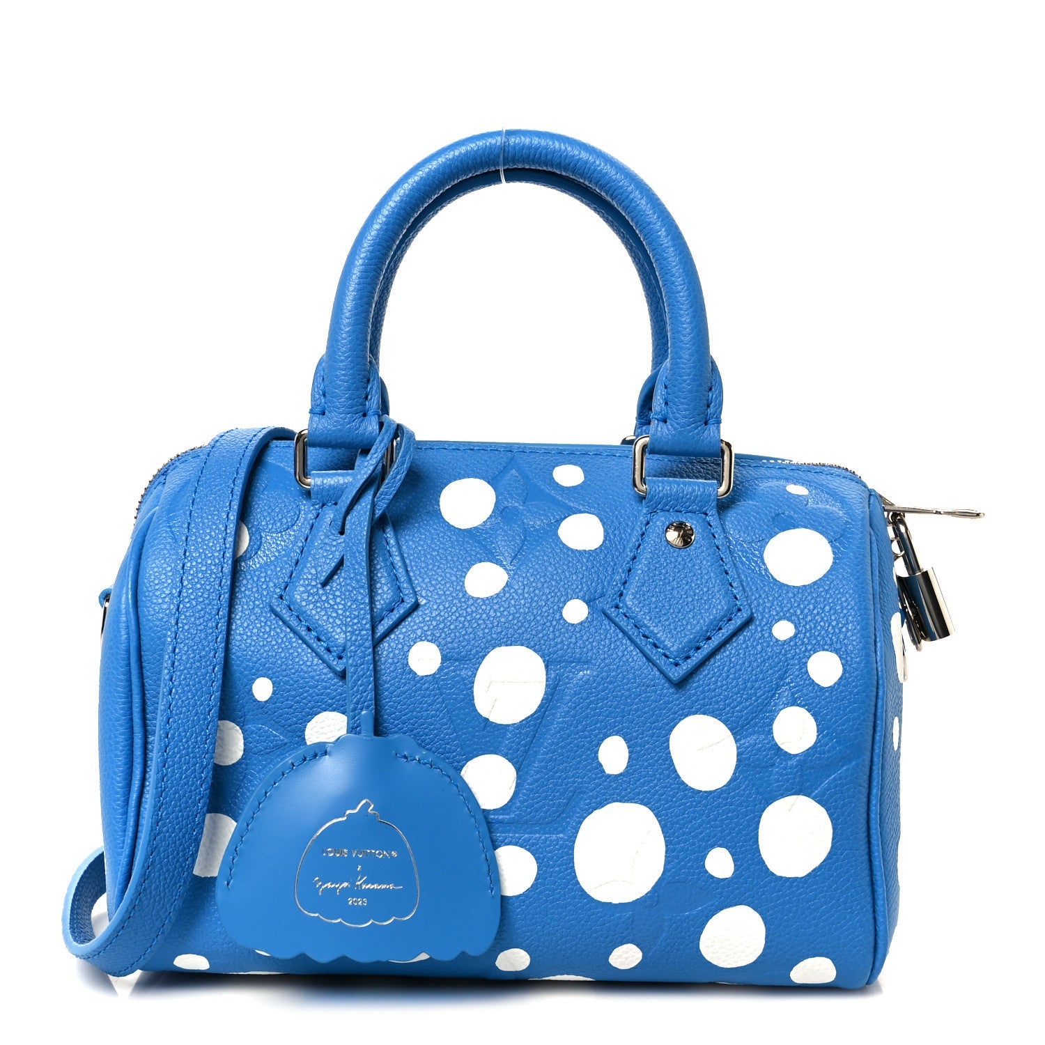Louis Vuitton LV X YK Empreinte Speedy Bandouliere 20 Blue White