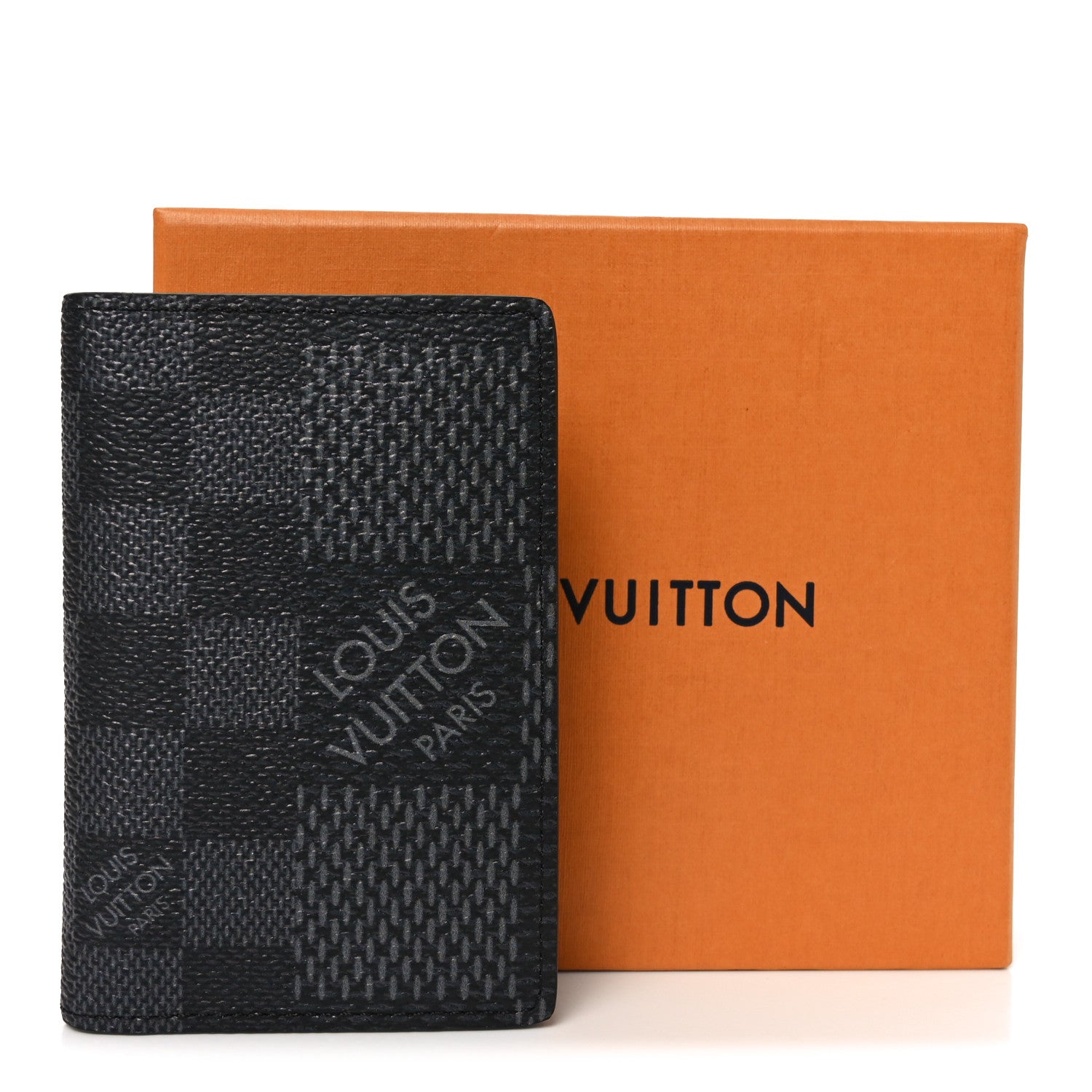 Louis Vuitton Damier Graphite 3D Pocket Organizer Black Grey