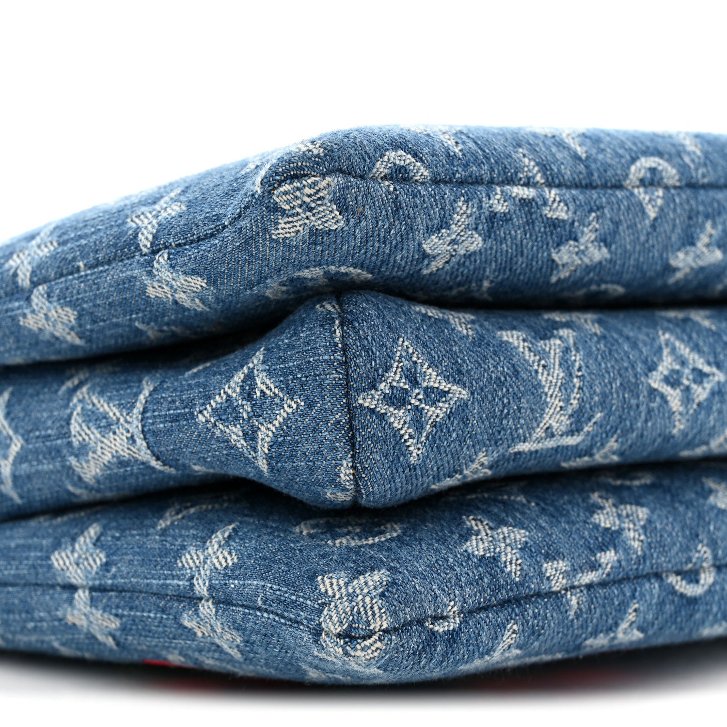 Louis Vuitton LV X TM Monogram Denim Cerises Coussin PM Blue