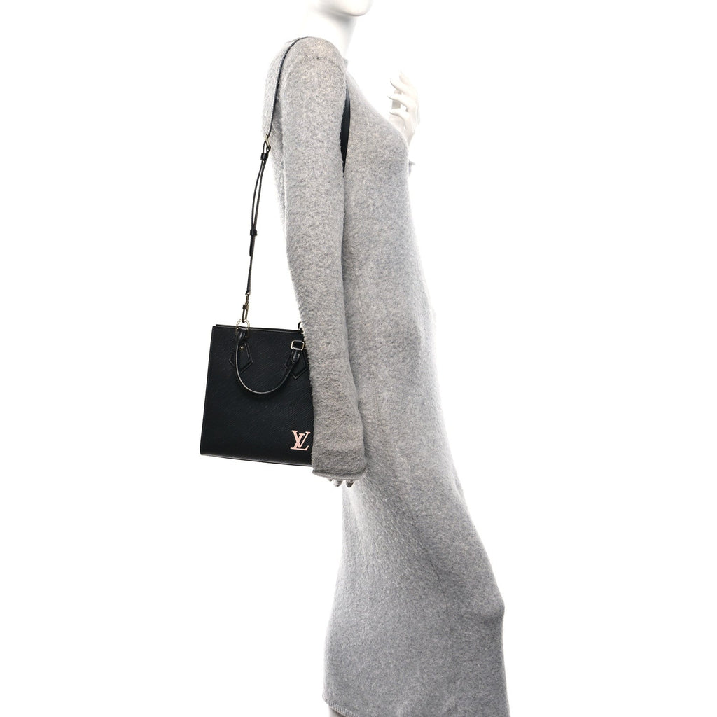 Louis Vuitton Epi Sac Plat BB Black