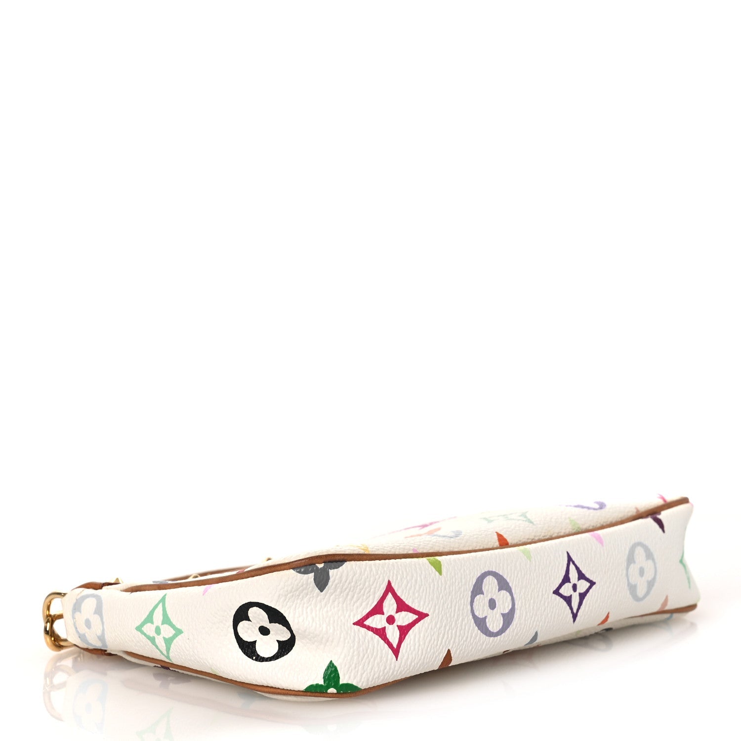 Louis Vuitton Monogram Multicolor Pochette Accessories White