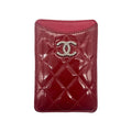 Chanel Red Patent Leather Card Holder