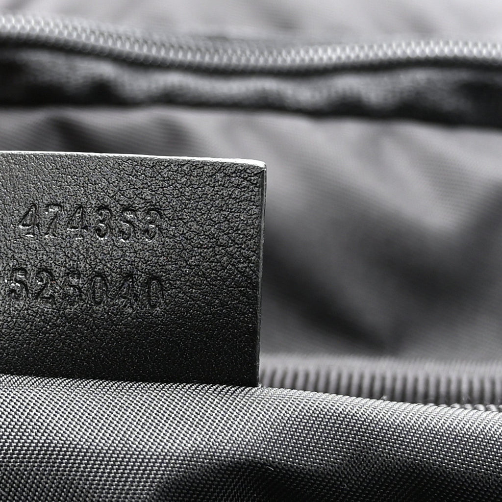 Gucci GG Supreme Monogram Gran Turismo Suitcase Black Grey