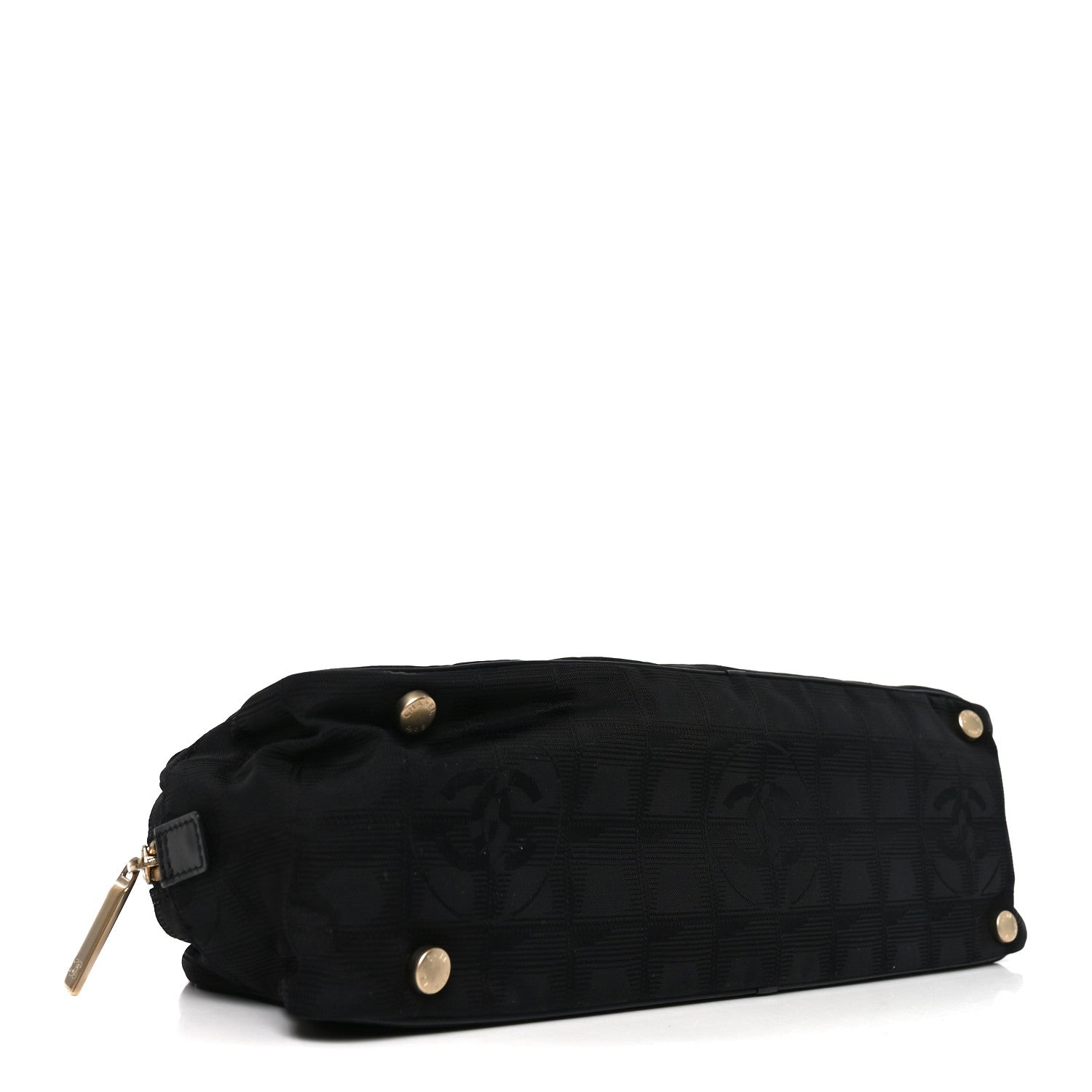 Chanel Nylon Travel Bowler Black