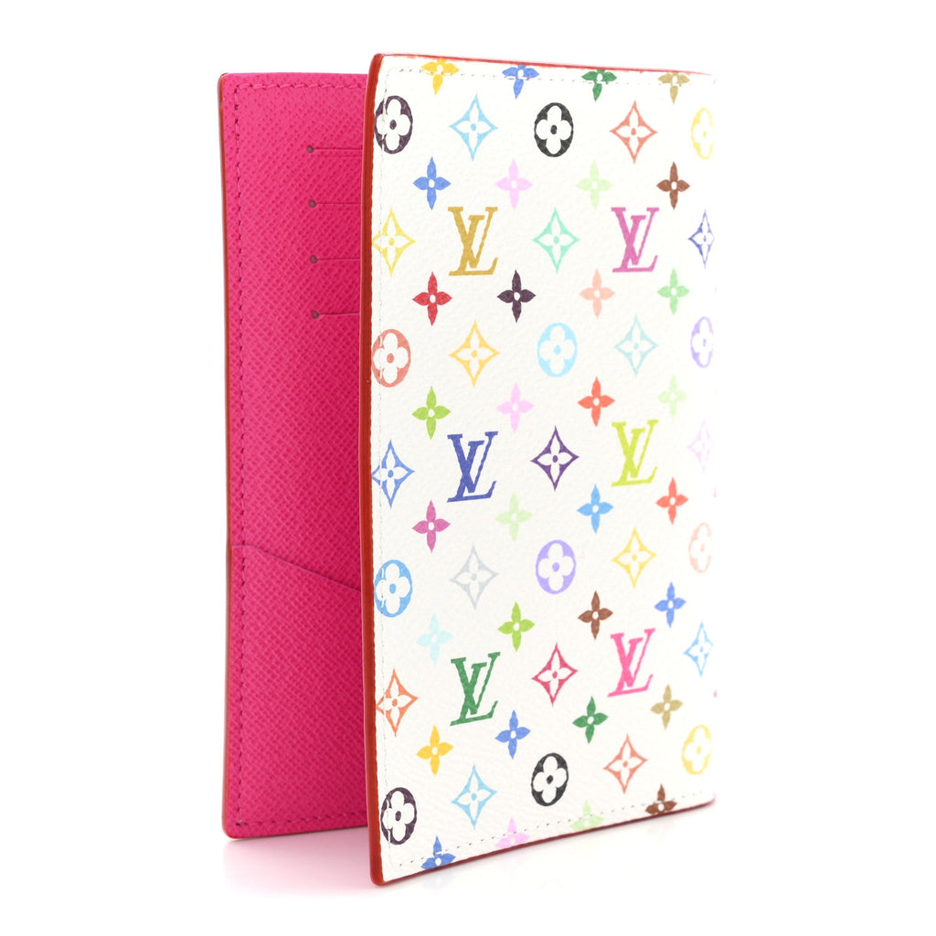 Louis Vuitton LV X TM Monogram Multicolor Passport Cover White