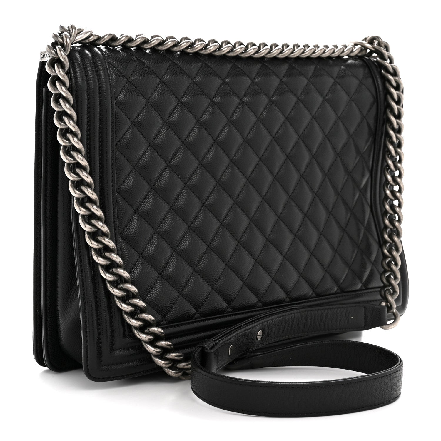 Chanel Caviar Quilted Large Boy Flap Black