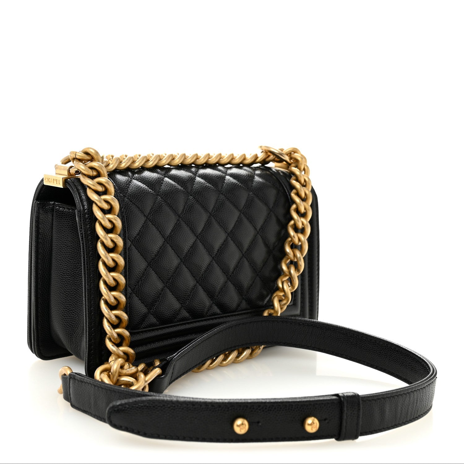 Chanel Caviar Quilted Small Boy Flap Black