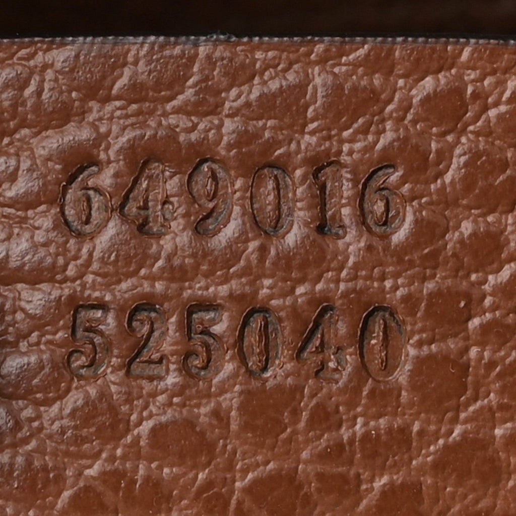 Gucci New Denim GG Monogram Dollar Calfskin Medium Jackie 1961 Tote Blue Tea Cuir Epilog