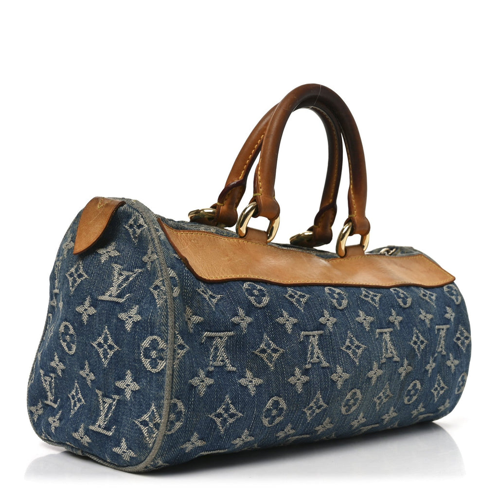 Louis Vuitton Monogram Denim Neo Speedy Blue