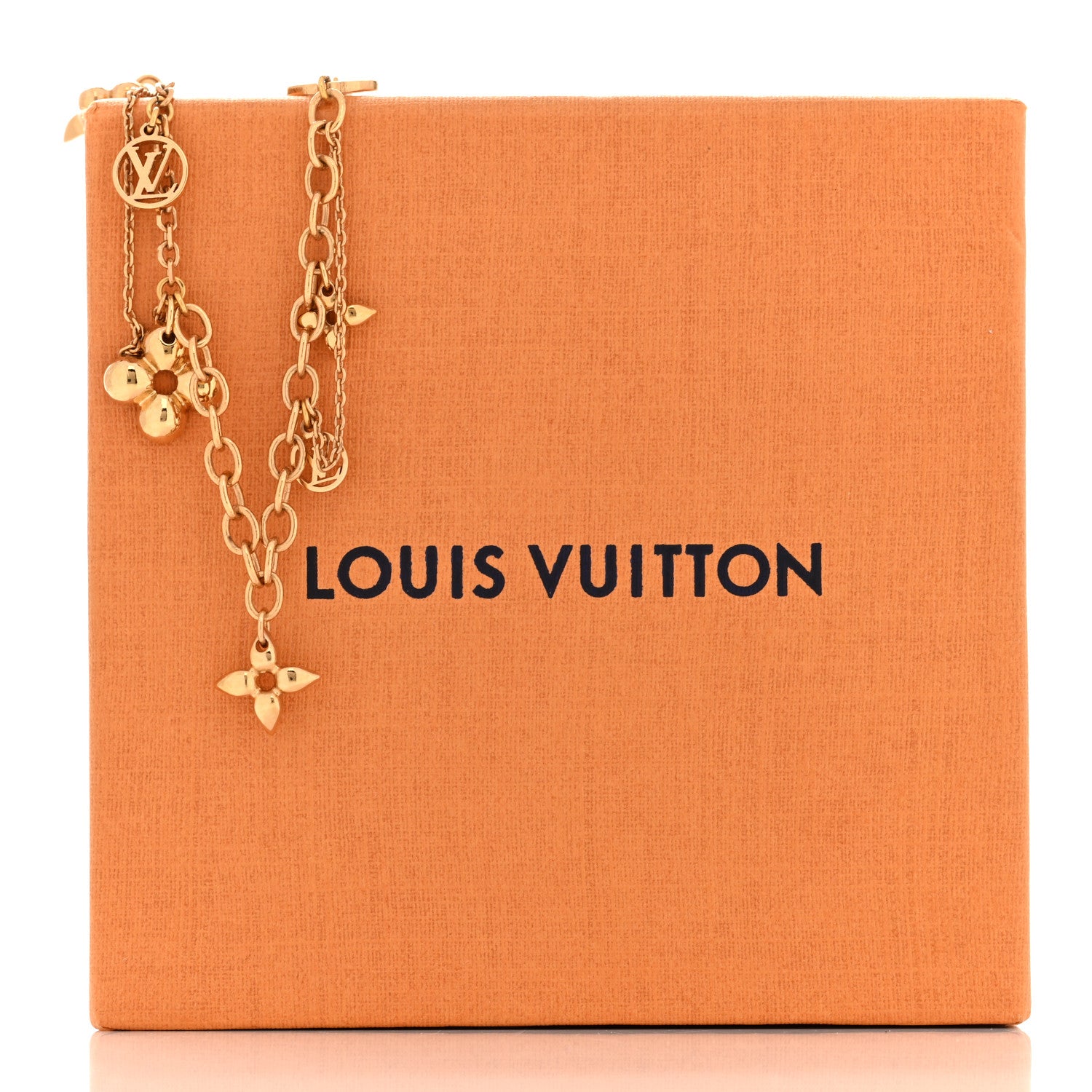 Louis Vuitton Metal Blooming Supple Necklace Gold