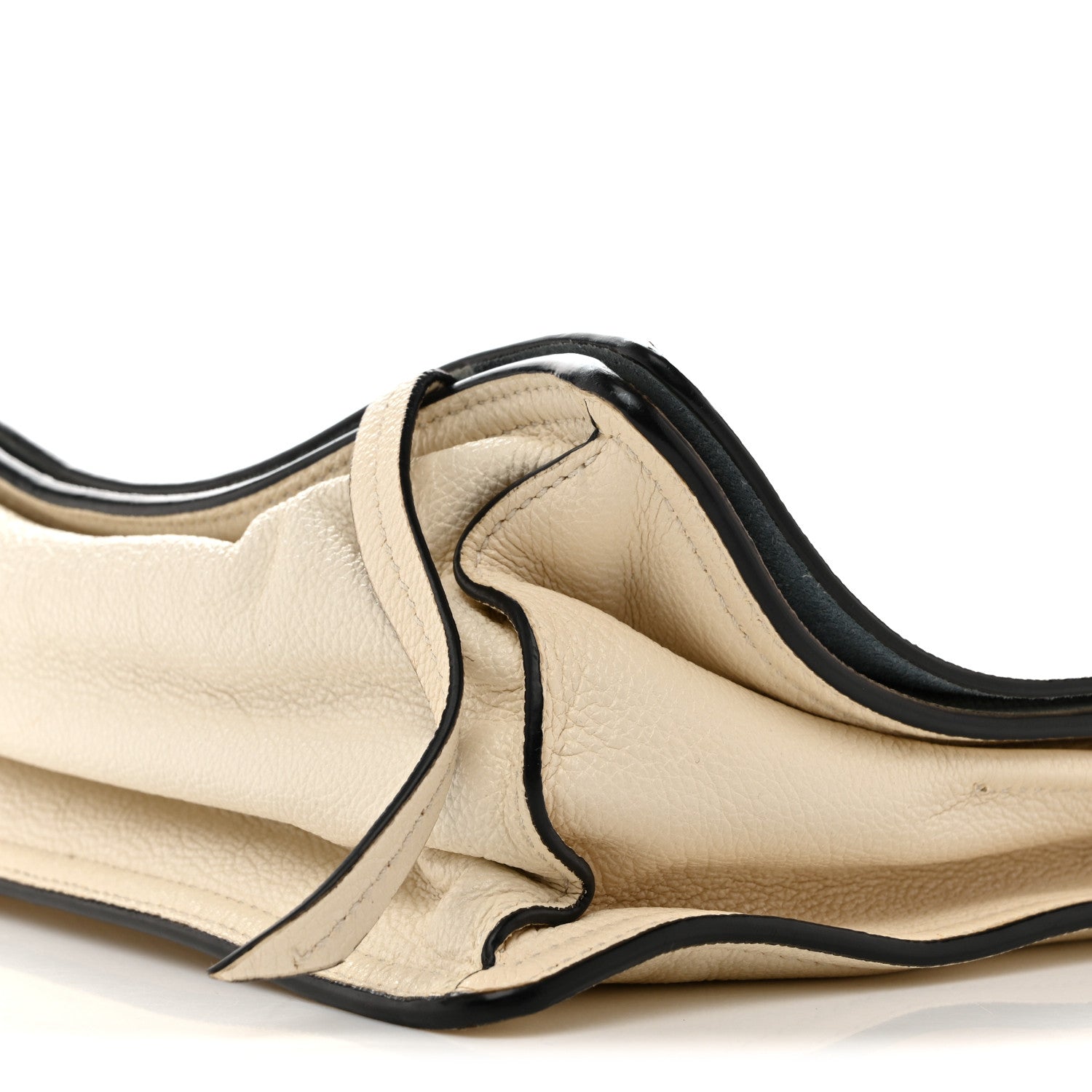 Prada Glace Calf Etiquette Flap Bianco Astra