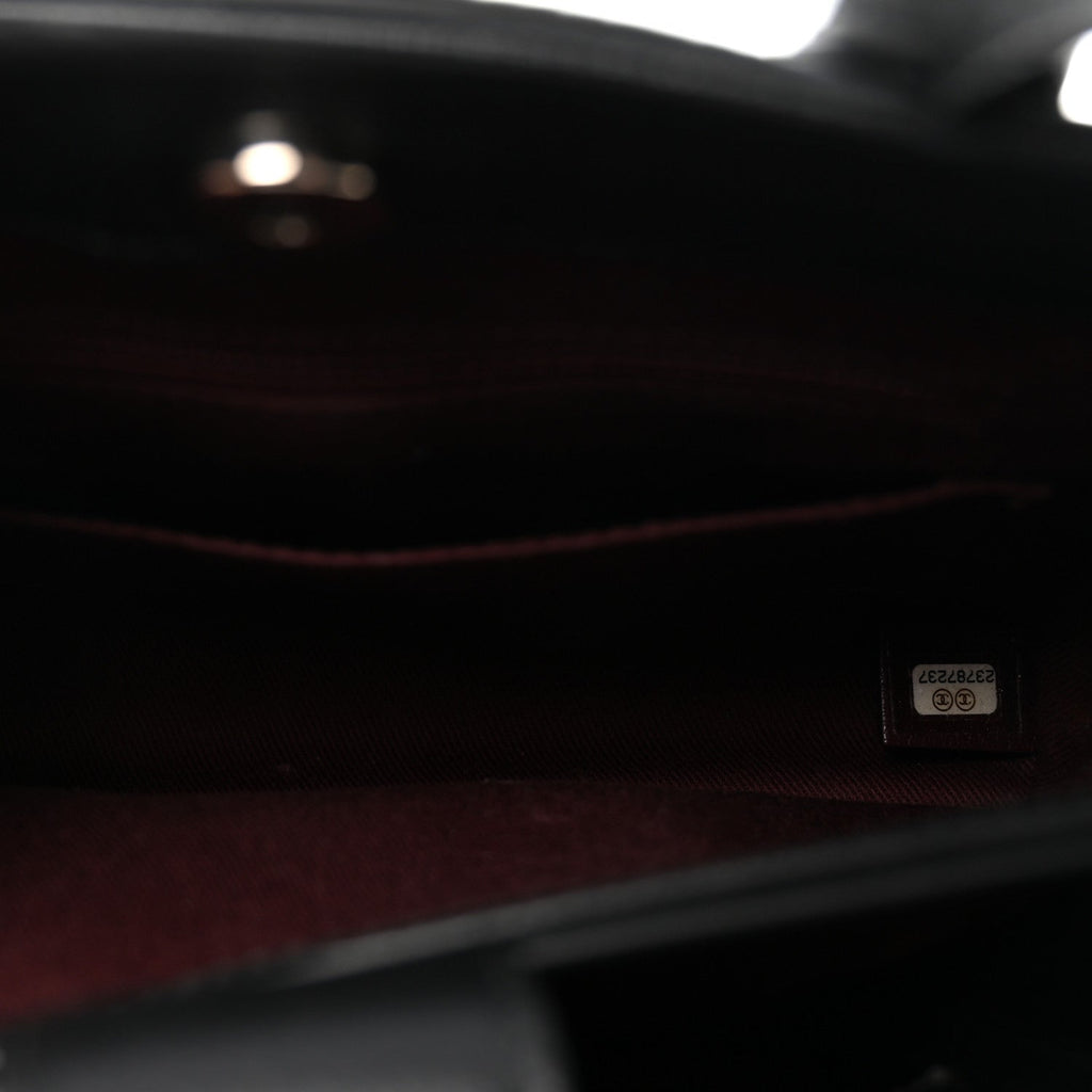 Chanel Grained Calfskin Mini Neo Executive Shopper Tote Black