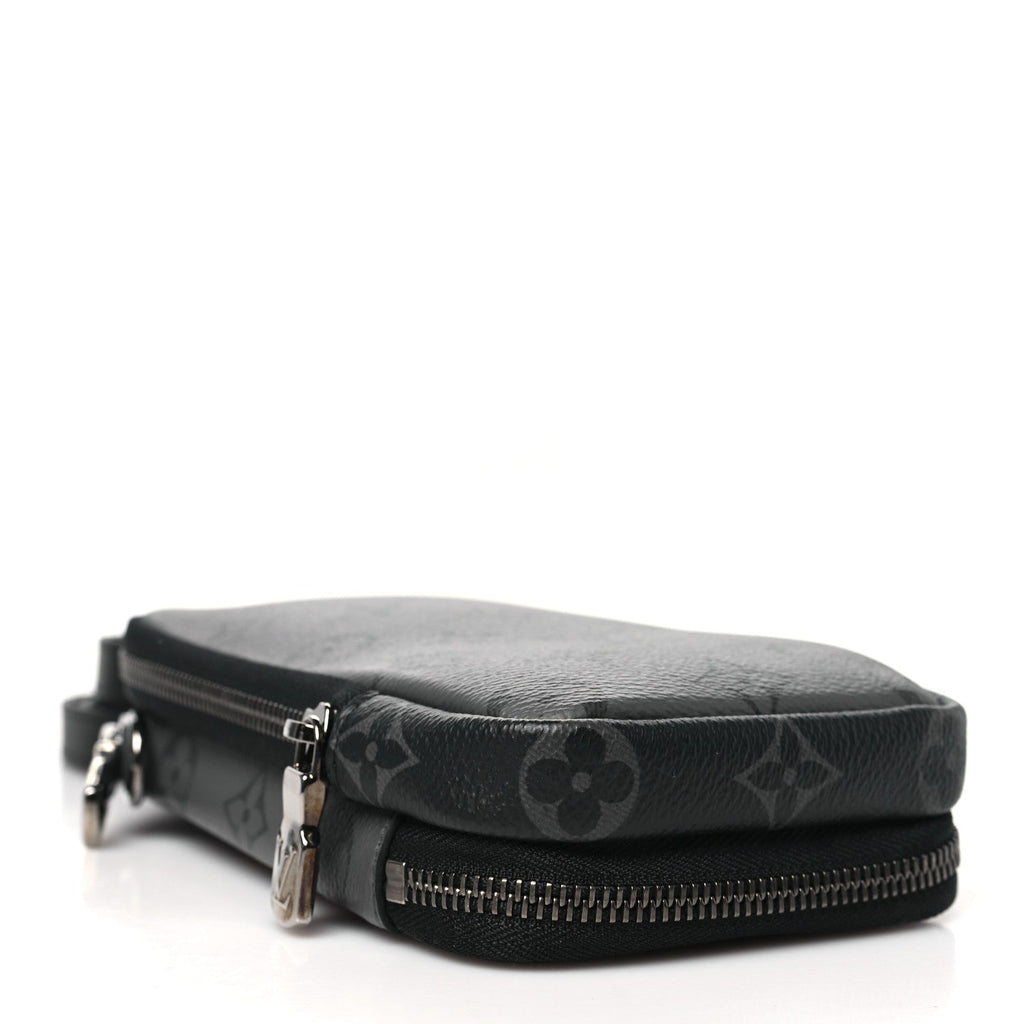Louis Vuitton Monogram Eclipse Reverse Double Phone Pouch