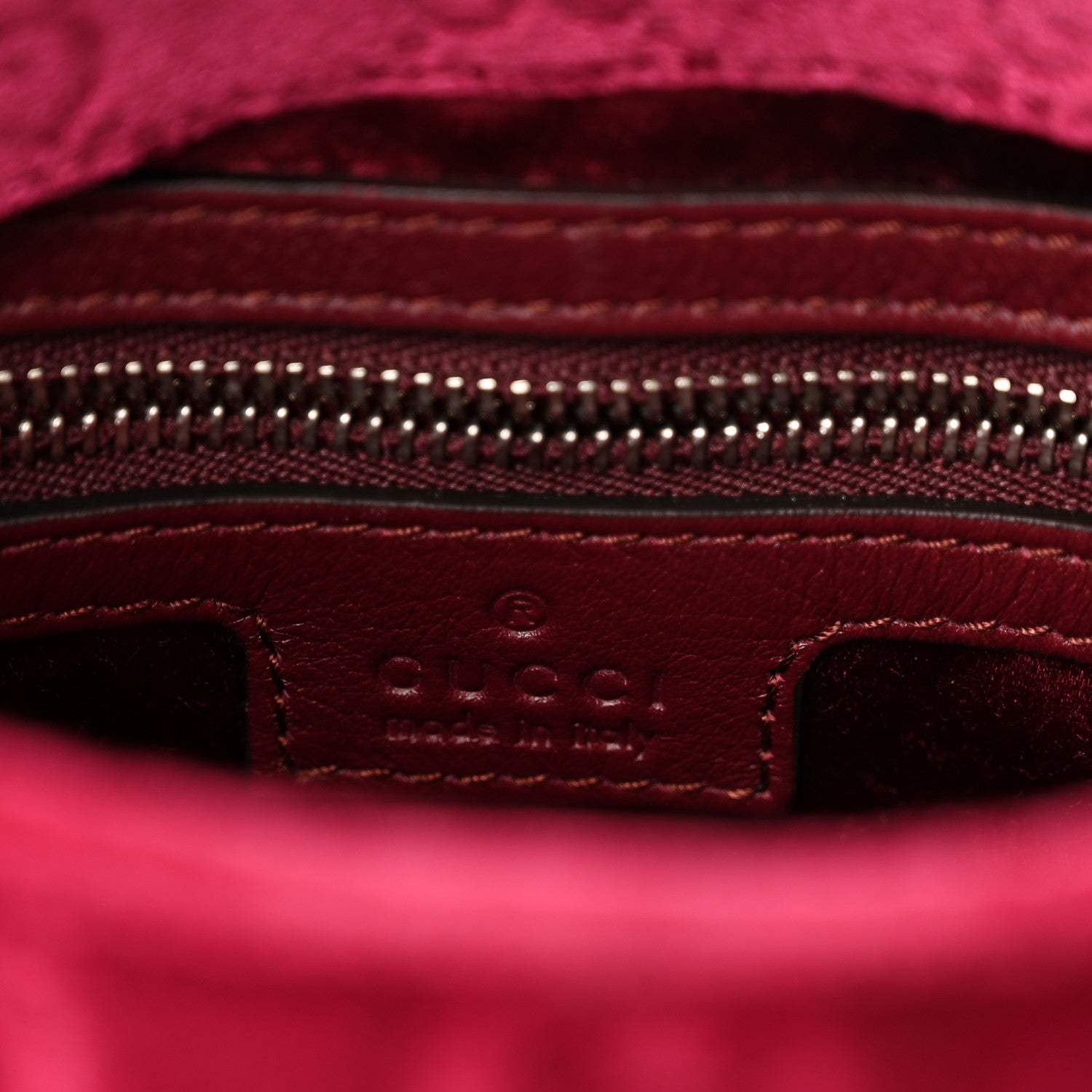 Gucci New Velvet Ashmir GG Monogram Small Jackie 1961 Hobo Red