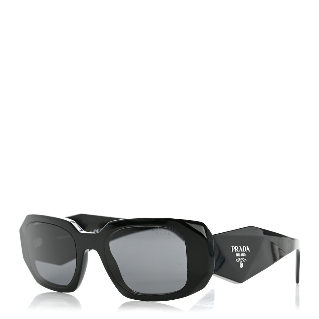 Prada Acetate Symbole Sunglasses SPR 17W Black