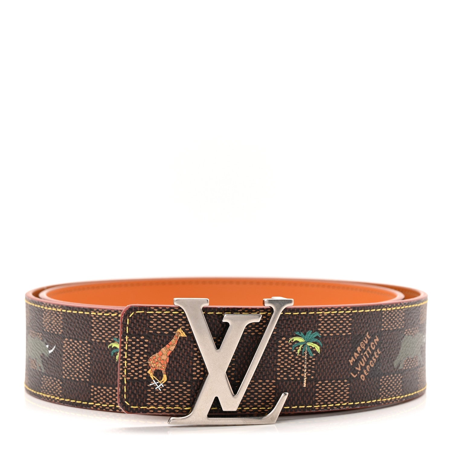 Louis Vuitton LV x The Darjeling Limited Monogram 40mm LV Initiales Reversible Belt 90 36 Brown Camel