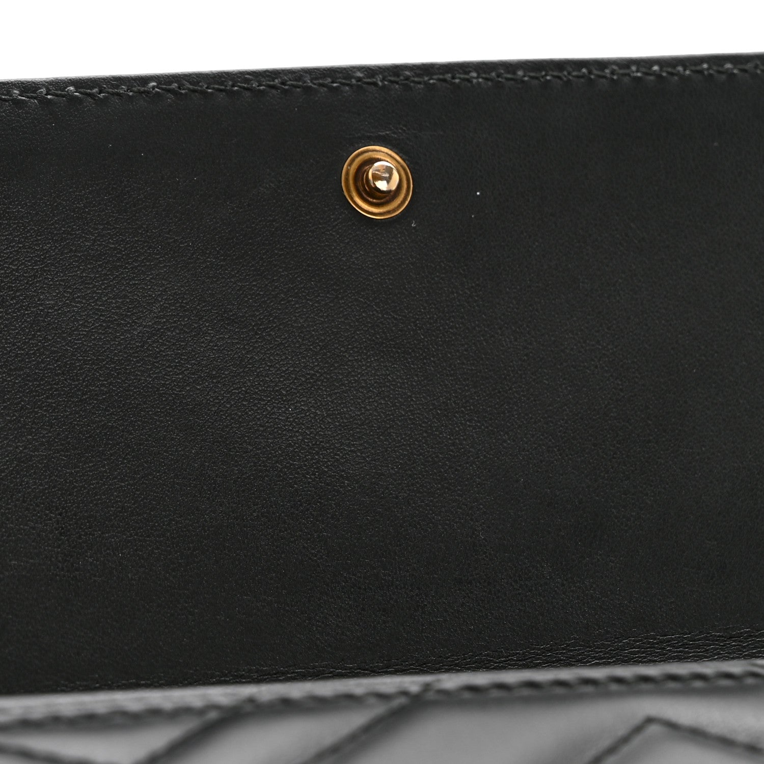 Gucci Calfskin Matelasse GG Marmont Continental Wallet Black