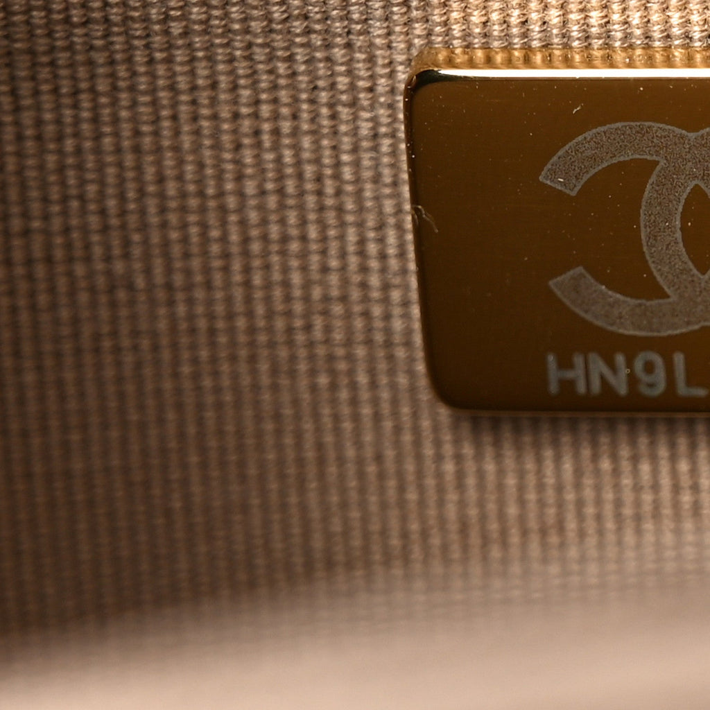 Chanel Caviar Quilted Wallet on Chain WOC Beige