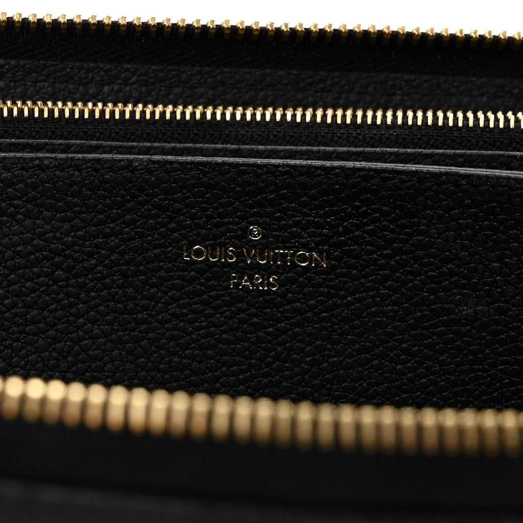 Louis Vuitton Empreinte Zippy Wallet Black